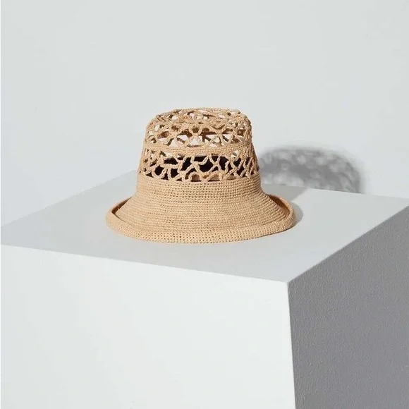 Janessa Leone Kenna Hat -Natural -S, M